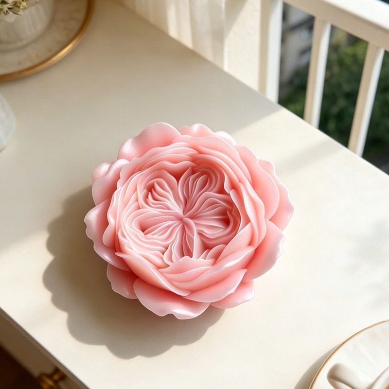 Candle Making Austin - 1 molde en forma de rosa
