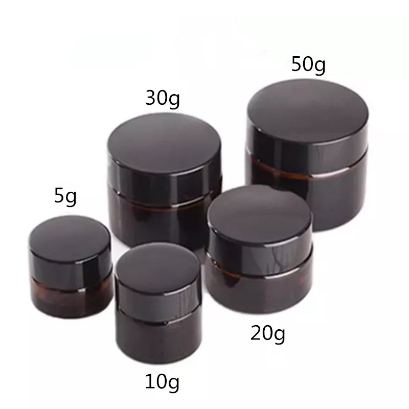 Candle Making Glass Jars - 20 Frascos de Vidrio Ámbar Mini