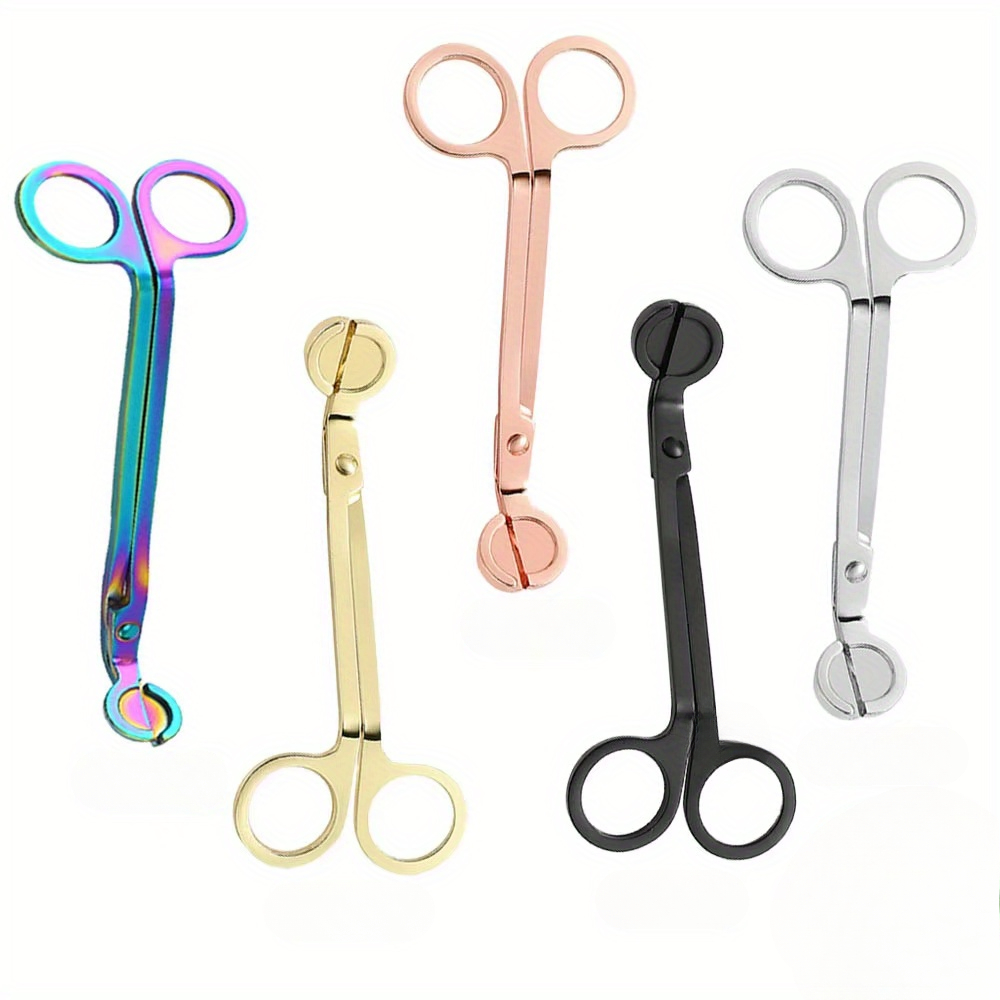 Candle Making Tools - Recortador de velas de acero inoxidable,