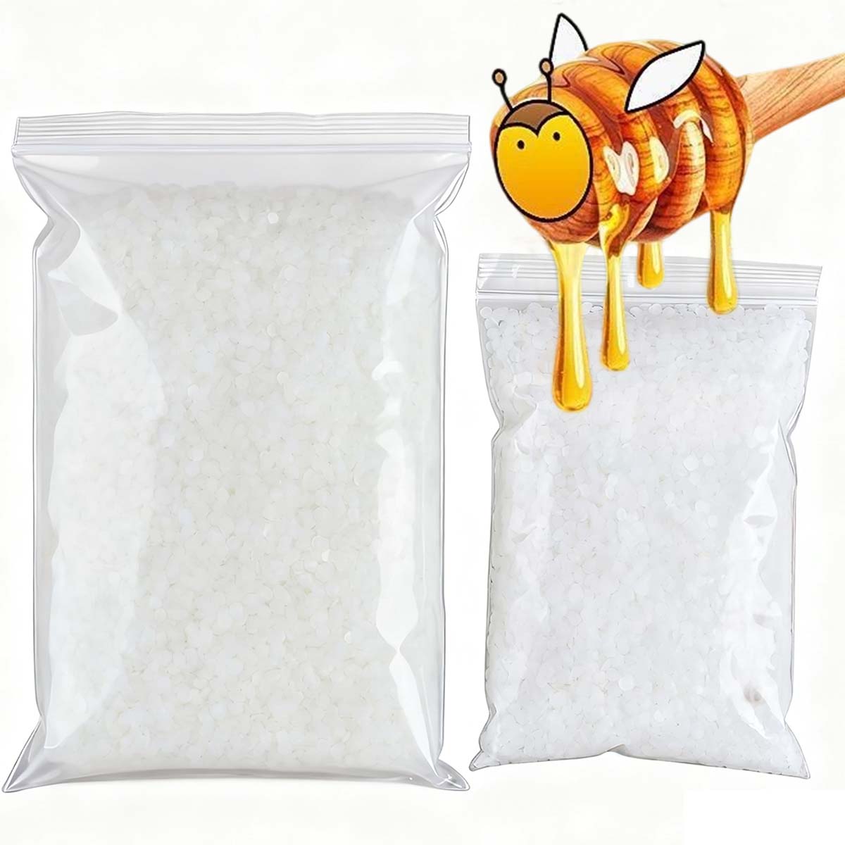 Xmas Candle Making - Cera de abejas blanca de 200g-1000g,