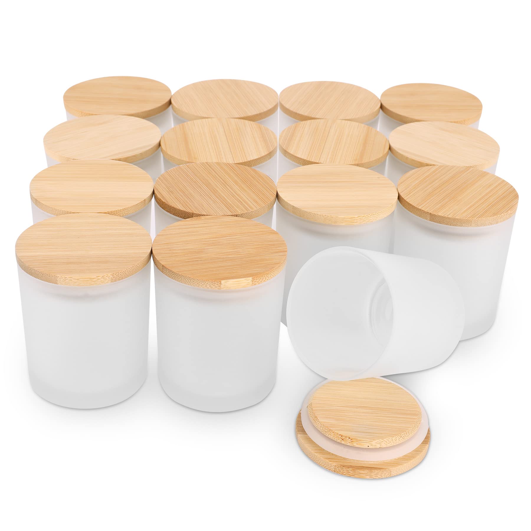 Candle Making Glass Jars - Tarro de vela de vidrio ámbar