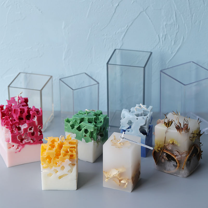 Xmas Candle Making - Molde de vela de columna rectangular