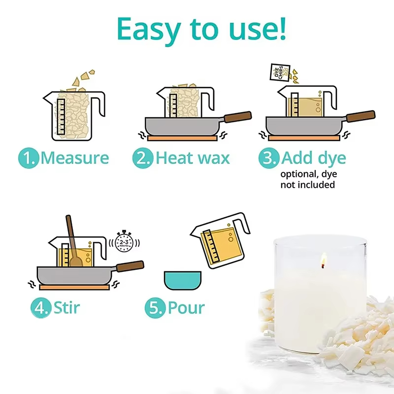 Cera de Soja Pura de 1 kg/500/ - Xmas Candle Making reseña y precio