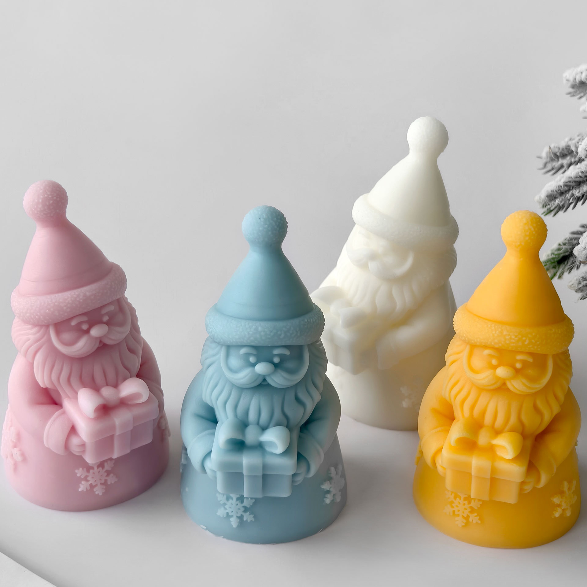 Caja de regalo de Papá Noel, m - Xmas Candle Making reseña y precio