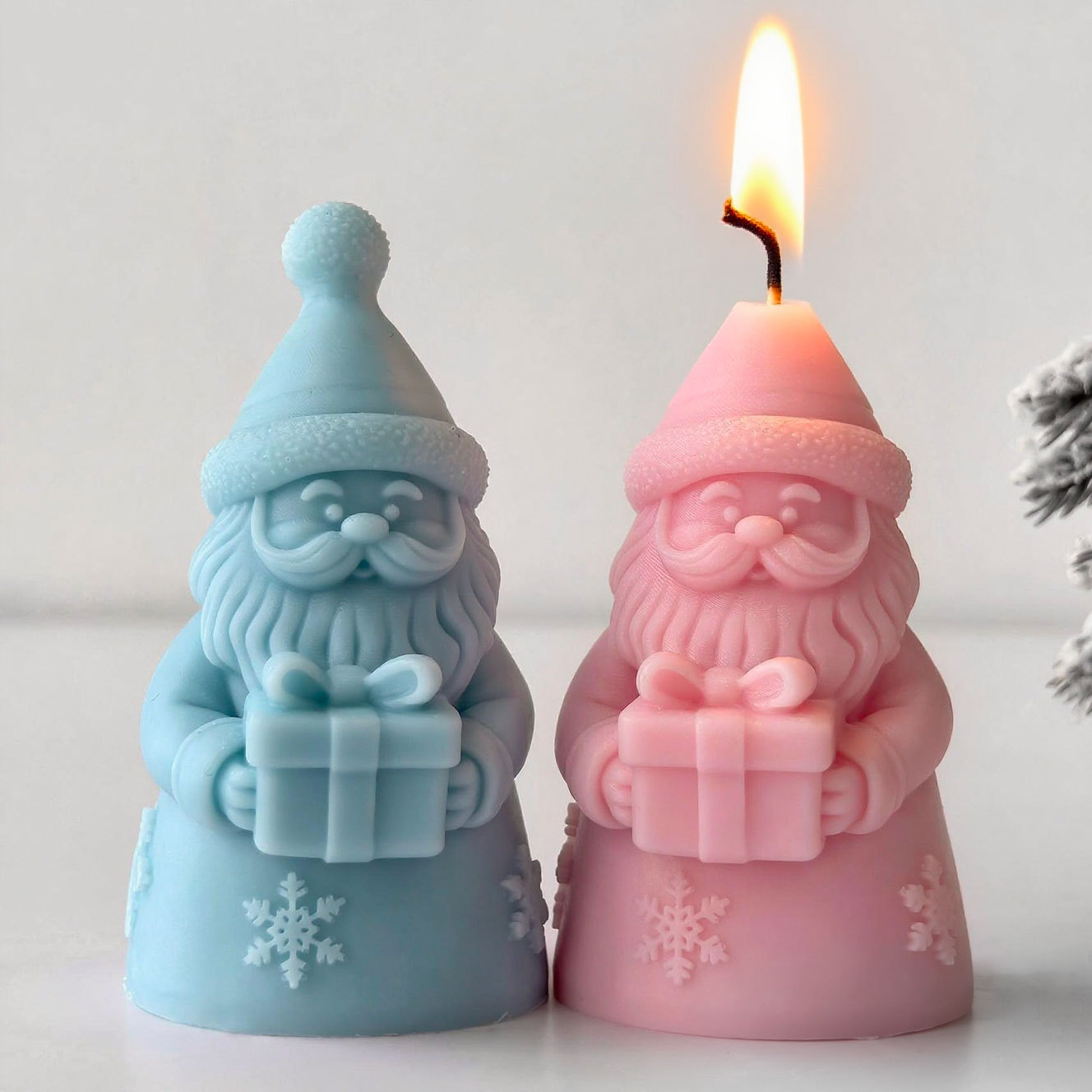 Caja de regalo de Papá Noel, m - Xmas Candle Making reseña y precio