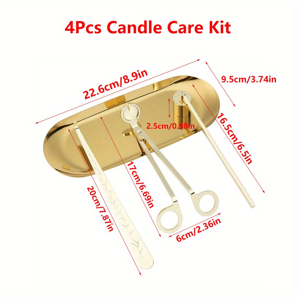 4 unids/set Kit de cuidado de  - Candle Making Tools reseña y precio