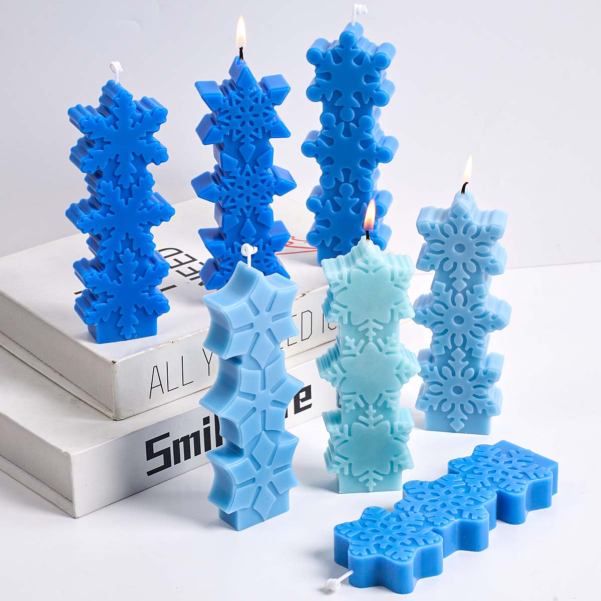 Molde de vela de copo de nieve - Xmas Candle Making reseña y precio