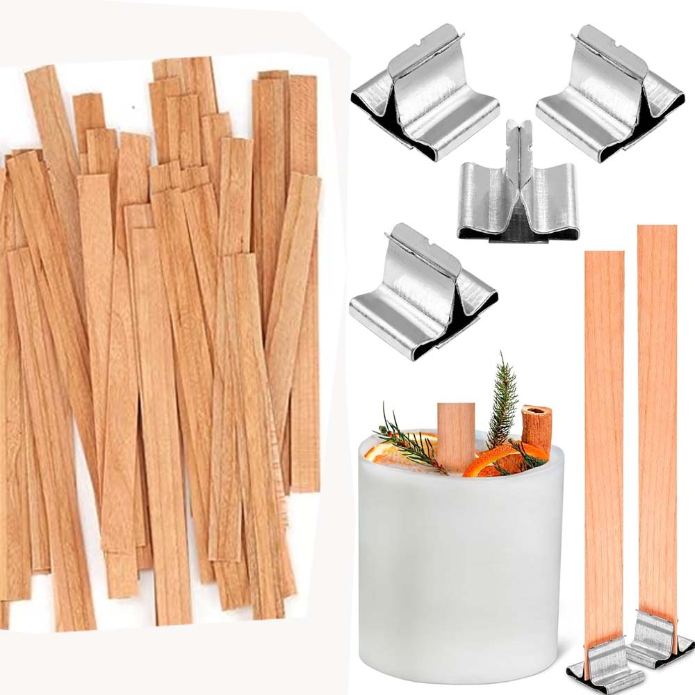 Mechas de madera para hacer ve - Candle Making Homewood reseña y precio