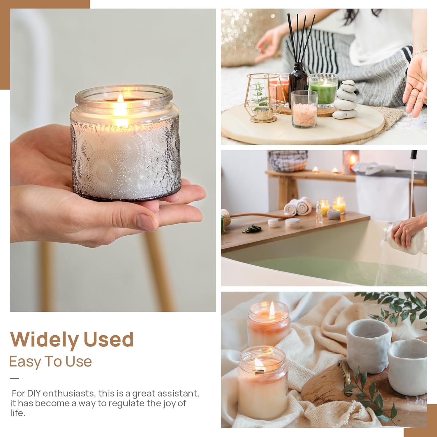Mechas de madera para hacer ve - Candle Making Homewood reseña y precio