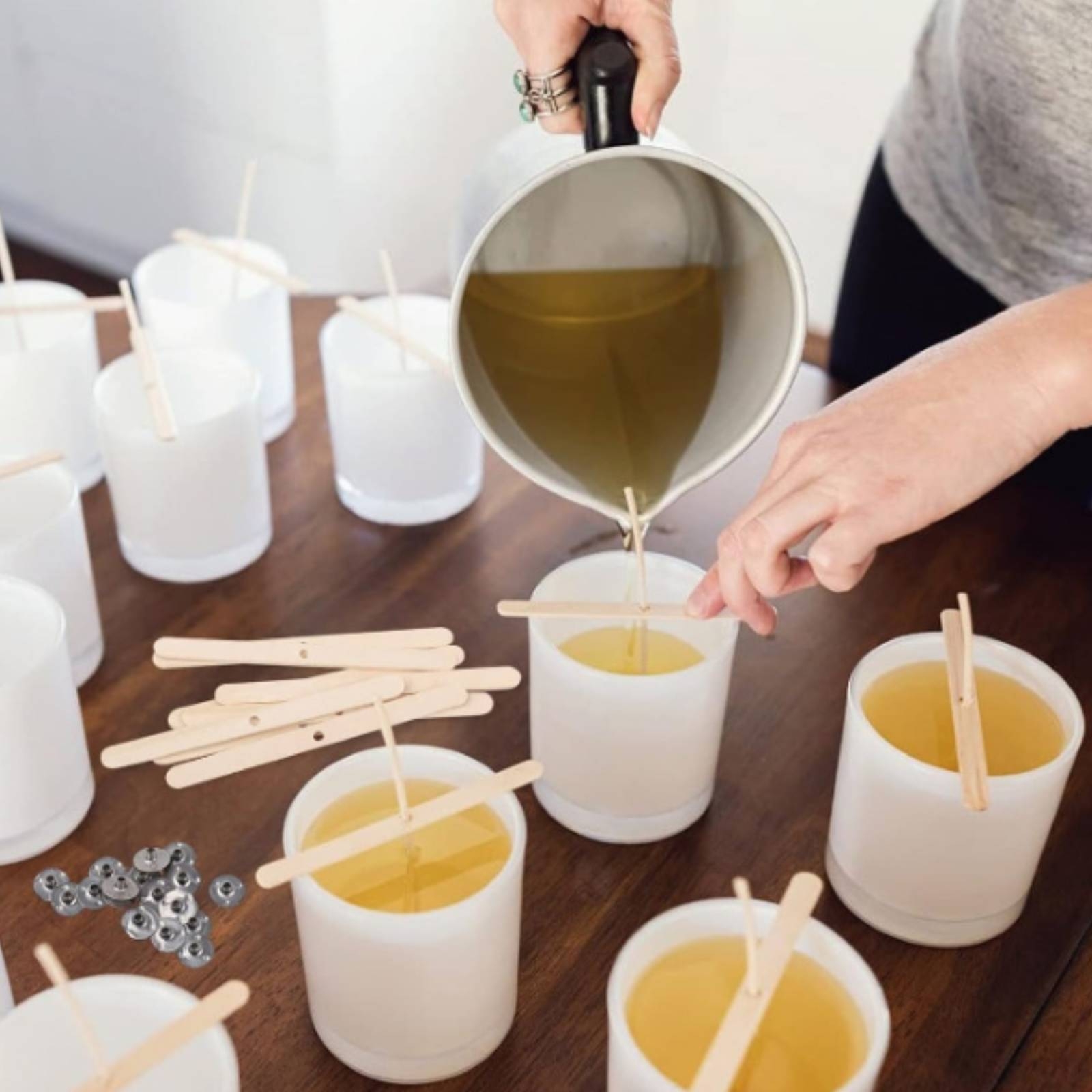 Soporte para Mechas con Puntos - Candle Making Homewood reseña y precio