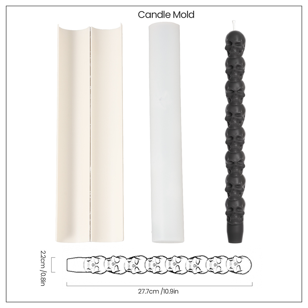 Molde de silicona de calavera  - Candle X reseña y precio