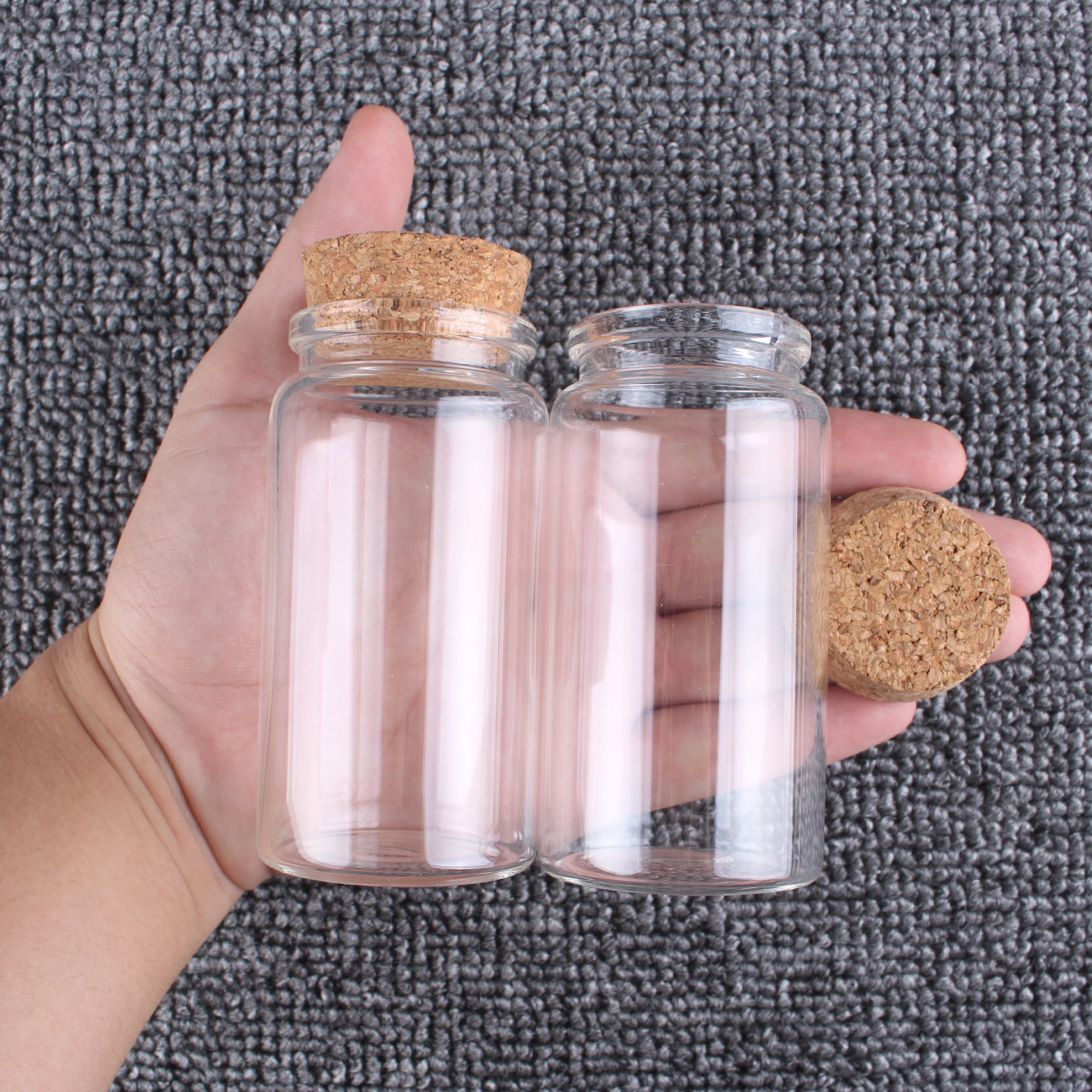 2 unids/lote 50ml 60ml 80ml 10 - Candle Making Glass Jars reseña y precio