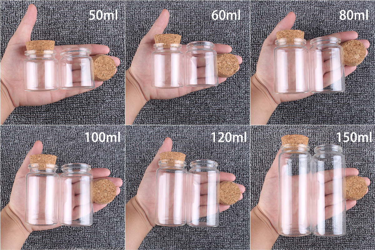 2 unids/lote 50ml 60ml 80ml 10 - Candle Making Glass Jars reseña y precio
