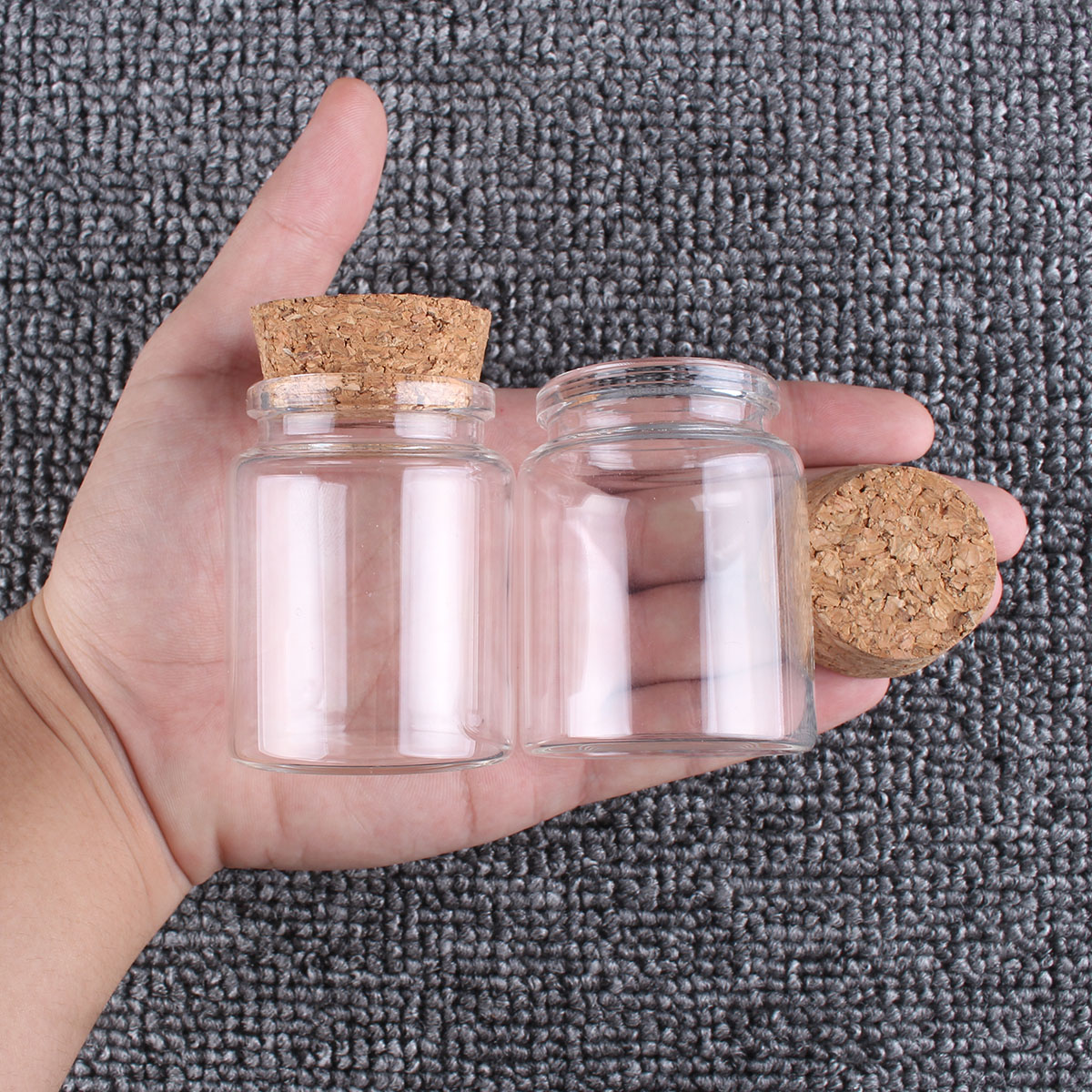 2 unids/lote 50ml 60ml 80ml 10 - Candle Making Glass Jars reseña y precio