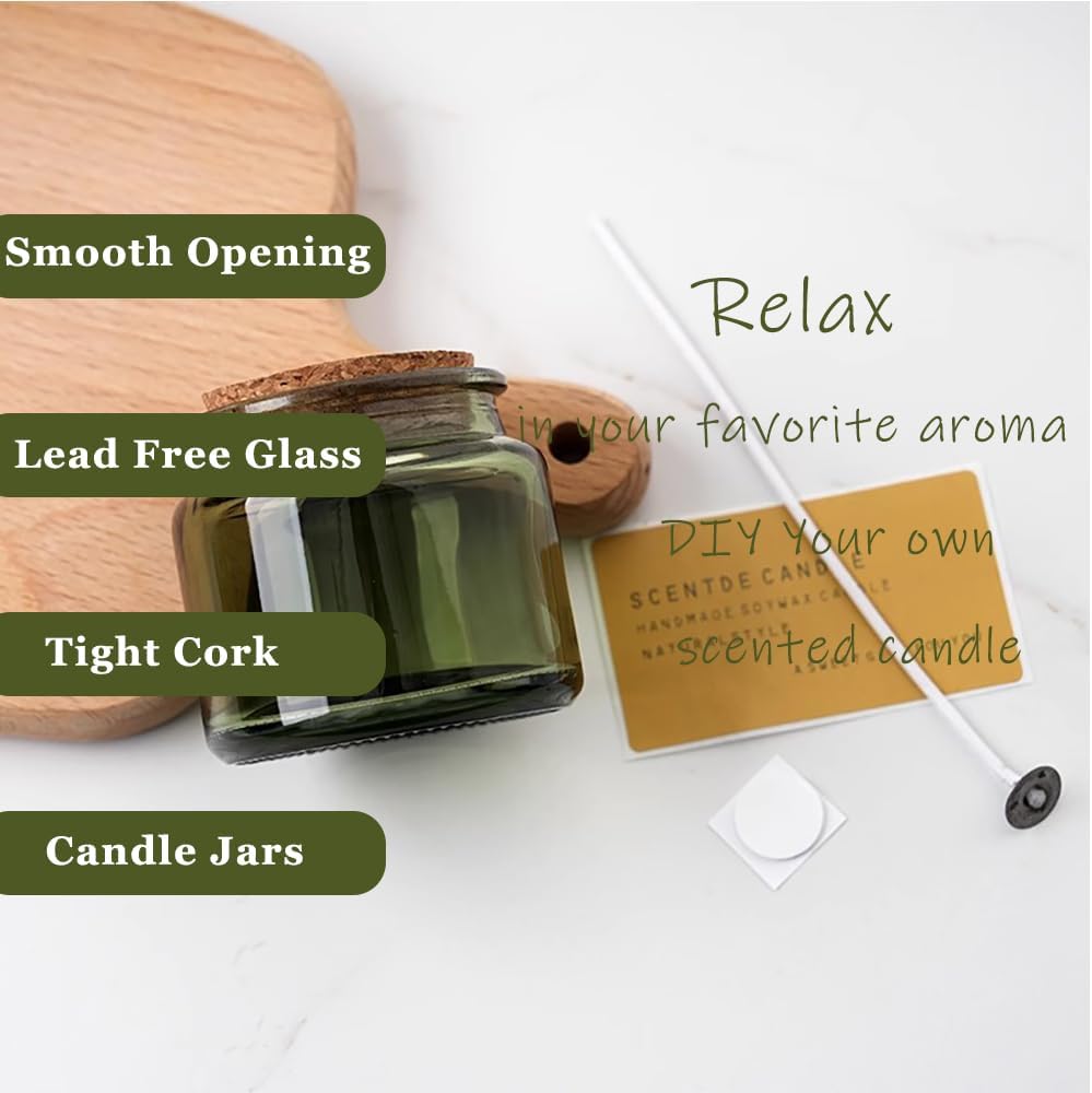 Botellas Pequeñas de vidrio de - Candle Making Glass Jars reseña y precio