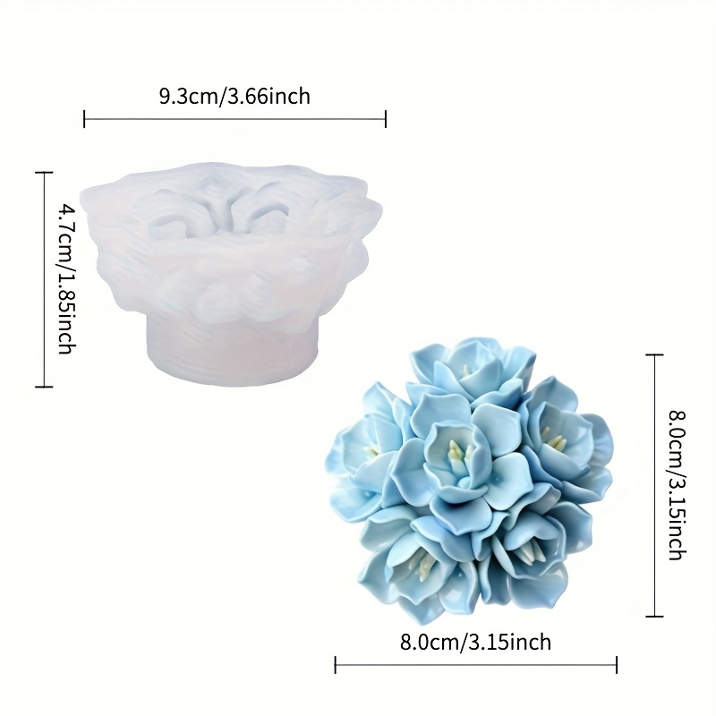 1 molde de silicona para velas - Candle Making Tools reseña y precio