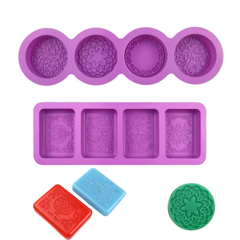 Molde de silicona con patrón d - Candle Making Bath reseña y precio