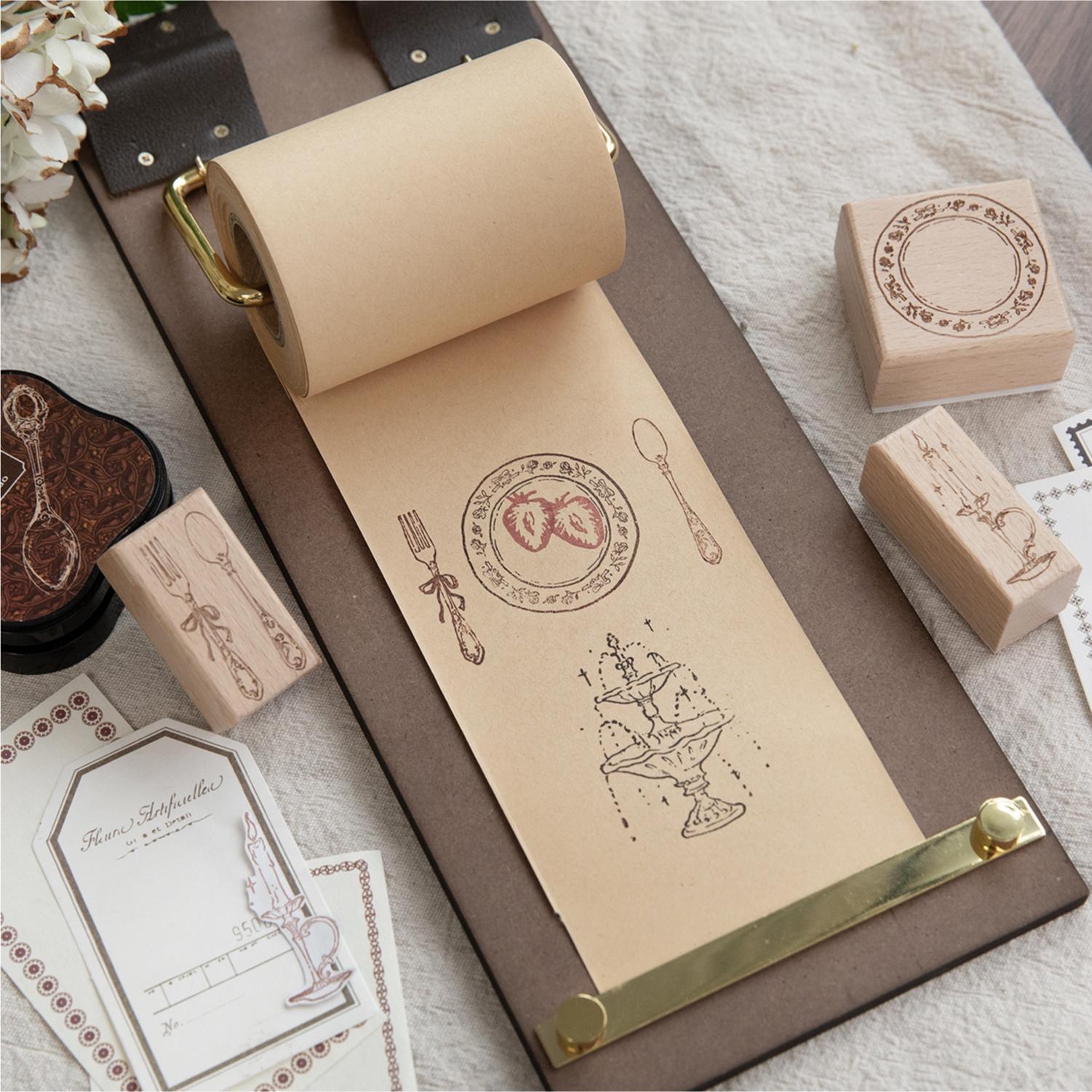 Sello de madera con diseño de  - Xmas Candle Making reseña y precio