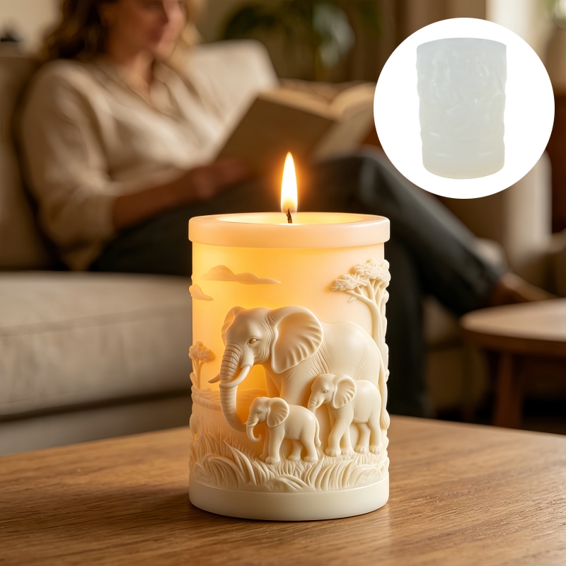 Molde de silicona cilíndrico p - Candle Making Kit For Kids reseña y precio
