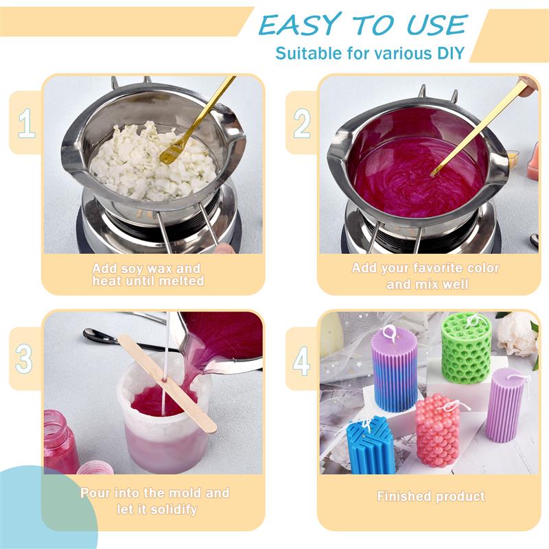 Material de parafina de cera d - Xmas Candle Making reseña y precio