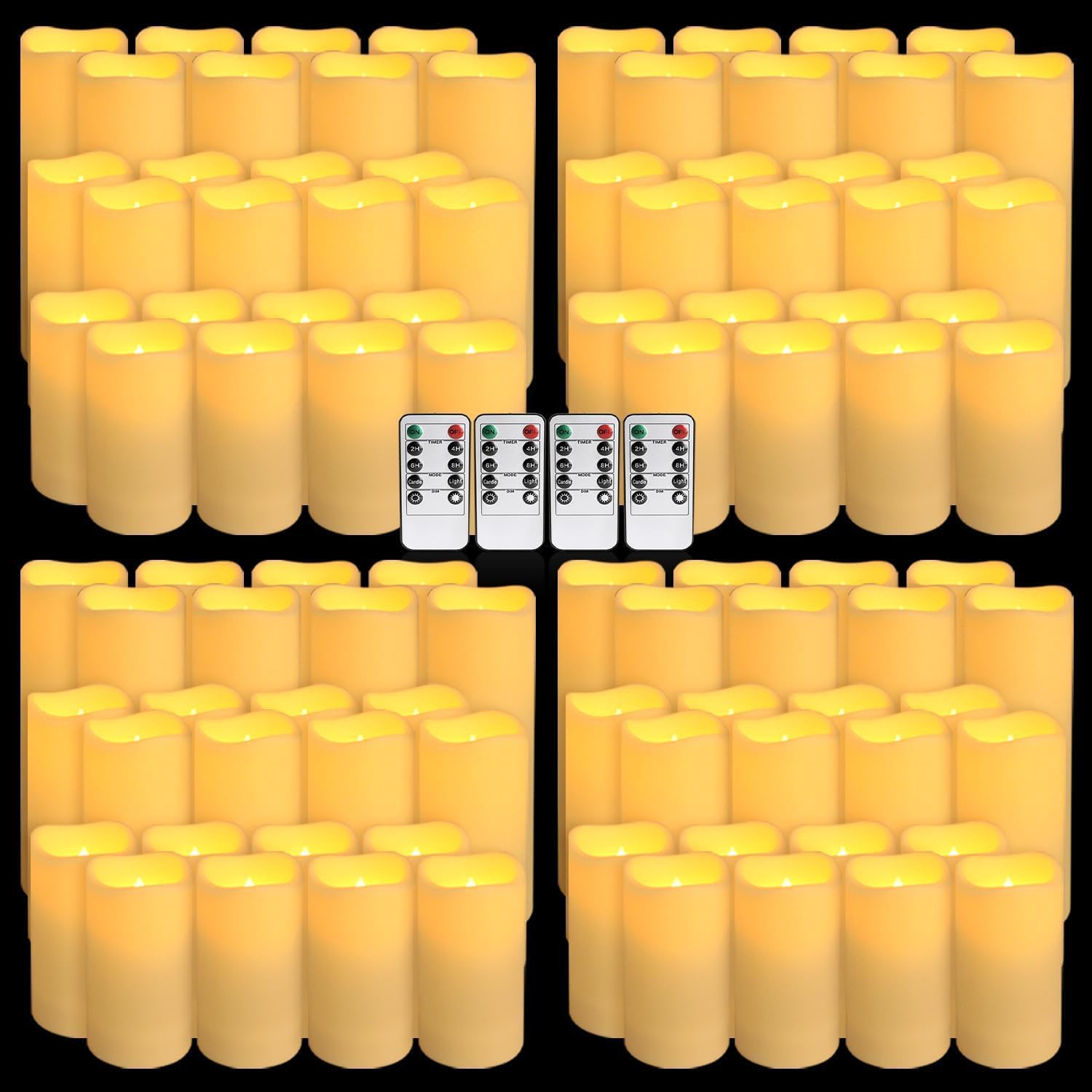 Juego de 96 Velas LED Impermea - Candle X reseña y precio