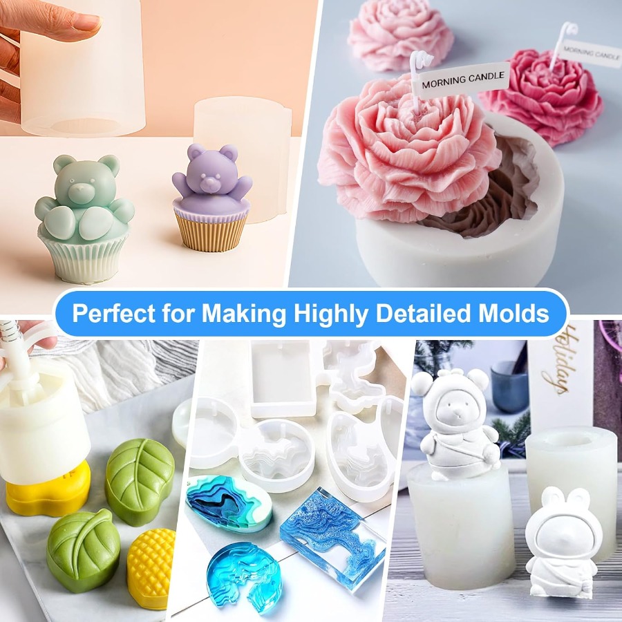Kit para hacer moldes de silic - Xmas Candle Making reseña y precio
