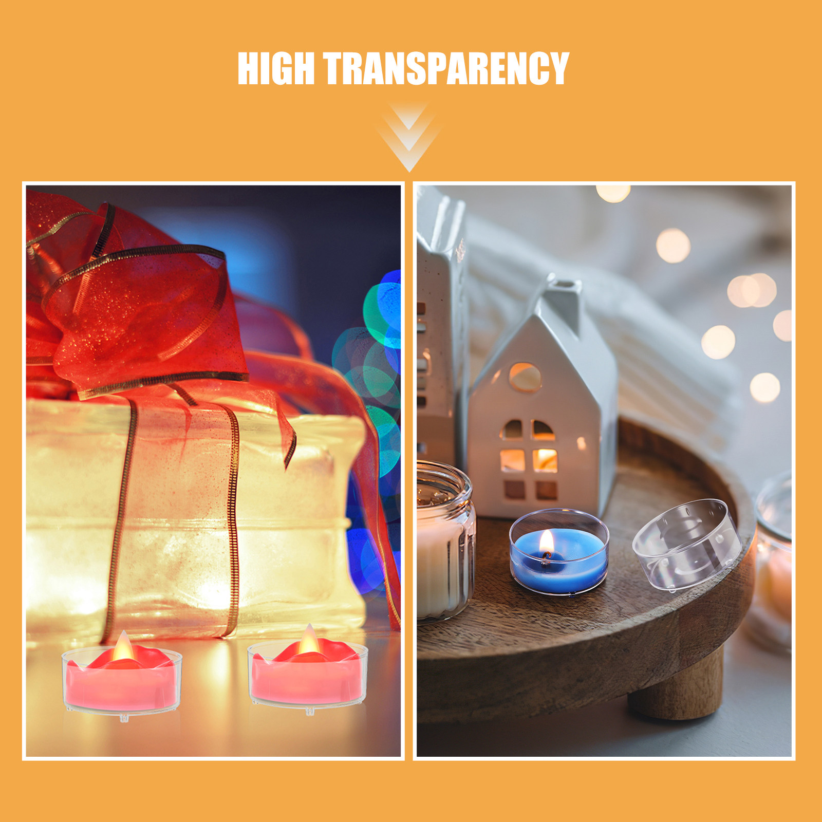 50 Vasos de Plástico Transpare - Candle Making Event reseña y precio